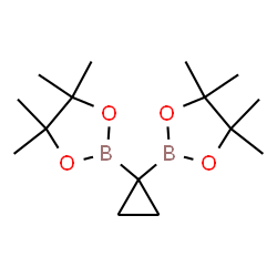 2,2'-(环丙烷-1,1-二基)双(4,4,5,5-四甲基-1,3,2-二氧杂硼烷)结构式