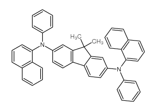 2,7-双[N-(1-萘基)苯氨基]-9,9-二甲基芴结构式
