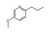 5-methoxy-2-propylpyridine Structure