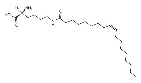 N6-oleoyl-L-lysine Structure