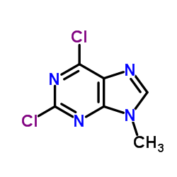 2,6-Dichloro-9-methyl-9H-purine Structure