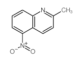 2-甲基-5-硝基喹啉结构式