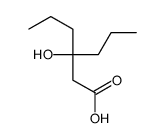 3-hydroxy-3-propylhexanoic acid Structure