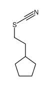 Thiocyanic acid, 2-cyclopentylethyl ester (8CI) Structure