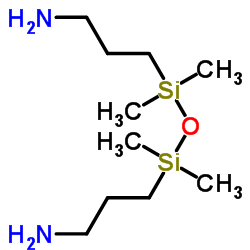 1,3-Bis(3-aminopropyl)-1,1,3,3-tetramethyldisiloxane Structure