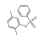 benzenesulfonic acid-(2,5-dimethyl-phenyl ester)结构式