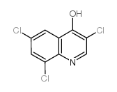 3,6,8-三氯喹啉-4-醇结构式