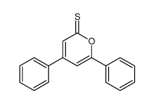 4,6-diphenylpyran-2-thione结构式