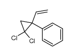 2,2-Dichlor-1-vinyl-1-phenyl-cyclopropan结构式