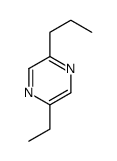 Pyrazine, 2-ethyl-5-propyl- (8CI,9CI) Structure