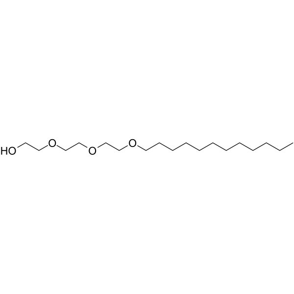 Triethylene glycol monododecyl ether Structure