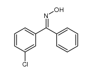 3-chloro-benzophenone-seqtrans-oxime结构式