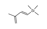trans-3-methyl-1-trimethylsilyl-1,3-butadiene结构式
