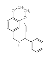 2-[(3,4-dimethoxyphenyl)methylamino]-2-phenyl-acetonitrile picture
