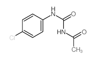 Acetamide,N-[[(4-chlorophenyl)amino]carbonyl]- Structure