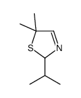 5,5-dimethyl-2-propan-2-yl-2H-1,3-thiazole结构式