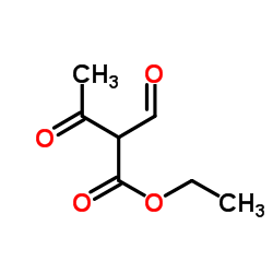 Ethyl 2-formyl-3-oxobutanoate Structure