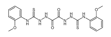 4,4'-Di-o-anisyl-oxalylthiosemicarbazid结构式