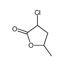 3-chlorodihydro-5-methylfuran-2(3H)-one Structure