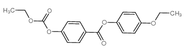碳酸4-(4-乙氧基苯氧羰基)苯基乙酯结构式