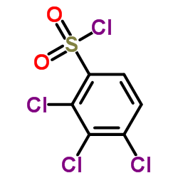 2,3,4-Trichlorobenzenesulfonyl chloride Structure