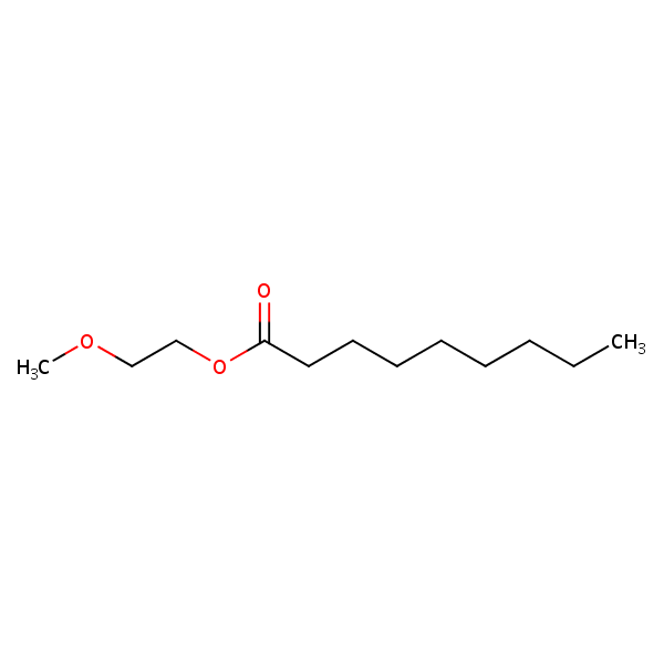 2-Methoxyethyl nonanoate Structure