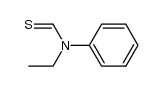 N-ethyl-N-phenylmethanethioamide结构式