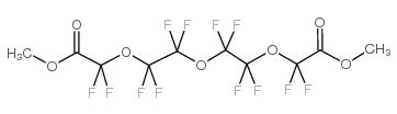 十二氟-3,6,9-三氧十一烷基-1,11-二酸二甲酯结构式