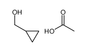 acetic acid,cyclopropylmethanol Structure