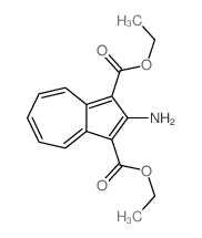 diethyl 2-aminoazulene-1,3-dicarboxylate结构式