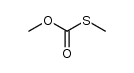 S-methyl-O-methyl monothiocarbonate Structure