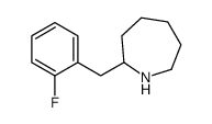 2-[(2-氟苯基)甲基]六氢-1H-氮杂烷结构式