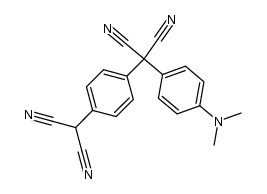 α-[4-(N,N-dimethylaminophenyl)]-p-phenylenedimalononitrile Structure