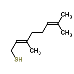 硫代香叶醇结构式