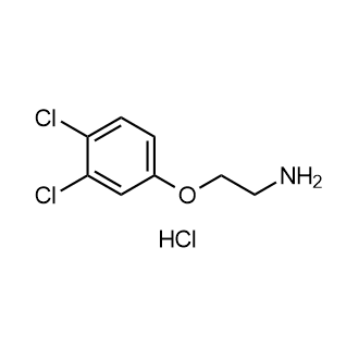 2-(3,4-二氯苯氧基)乙胺盐酸盐结构式