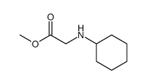 Methyl 2-(cyclohexylamino)acetate Structure