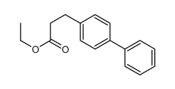 ethyl 3-(4-phenylphenyl)propanoate结构式