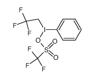 (2,2,2-trifluoroethyl)phenyliodonium triflate Structure