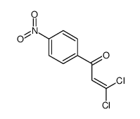 3,3-dichloro-1-(4-nitrophenyl)prop-2-en-1-one Structure