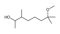 7-methoxy-3,7-dimethyloctan-2-ol Structure