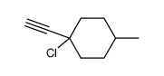 1-ethynyl-1-chloro-4-methyl-cyclohexane Structure