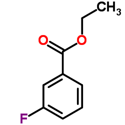 Ethyl 3-fluorobenzoate structure