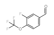 3-氟-4-(三氟甲氧基)苯甲醛结构式