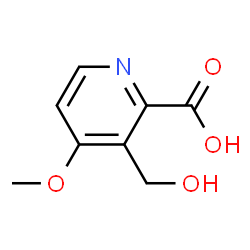 2-Pyridinecarboxylicacid,3-(hydroxymethyl)-4-methoxy-(9CI) Structure