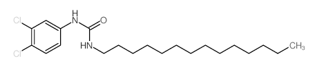 Urea,N-(3,4-dichlorophenyl)-N'-tetradecyl-结构式