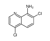 4,7-dichloroquinolin-8-amine Structure