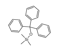 triphenylmethyl TMS ether Structure