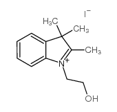1-(2-羟基乙基)-2,3,3-三甲基-3H-吲哚碘化物结构式