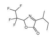 4-butan-2-yl-2-(1,1,2,2-tetrafluoroethyl)-2H-1,3-oxazol-5-one Structure