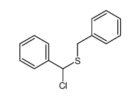 [benzylsulfanyl(chloro)methyl]benzene结构式